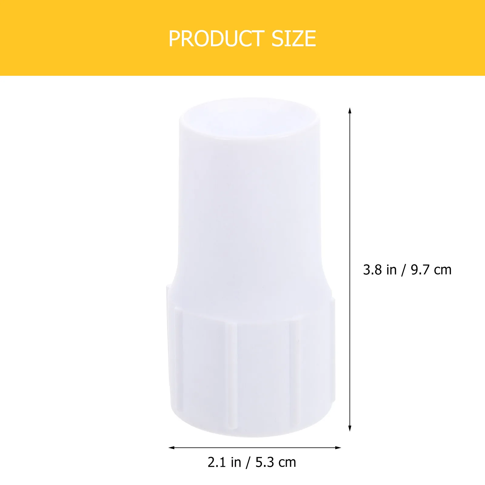 Pool Vacuum with Threaded Design Premium Plastic Cuff for Pool Cleaner Hose End Connector Compatible with Vacuum Head