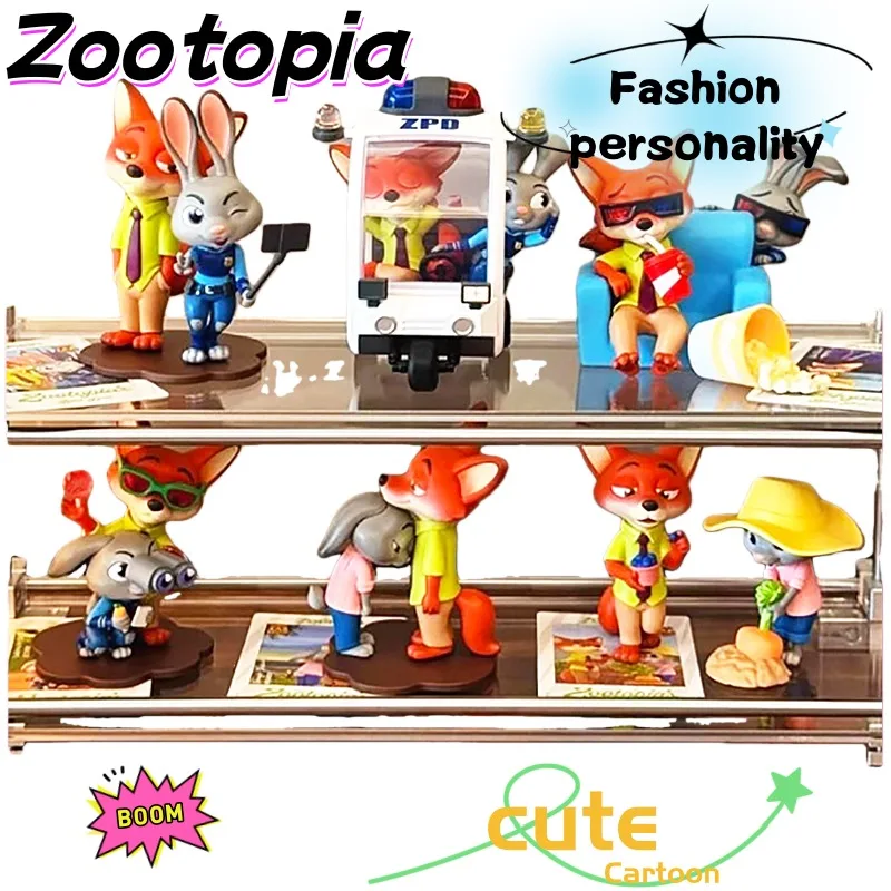 

Очаровательная и стильная фигурка на тему Зоотопии, креативная коллекционная подходит для мальчиков и девочек, идеальный подарок на день рождения.