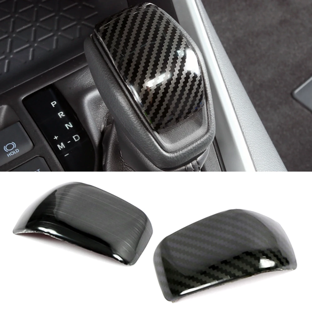 Gear Shift Knob Cap Cover Trim for Toyota RAV4 Highlander 2020-2025 Harrier Venza 2022 Interior Decor Stainless Steel Sticker