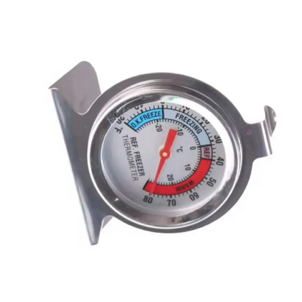 Stainless Steel Mini Fridge Thermometer Temperature Sensor High Precision Fridge Freezer For Home Kitchen