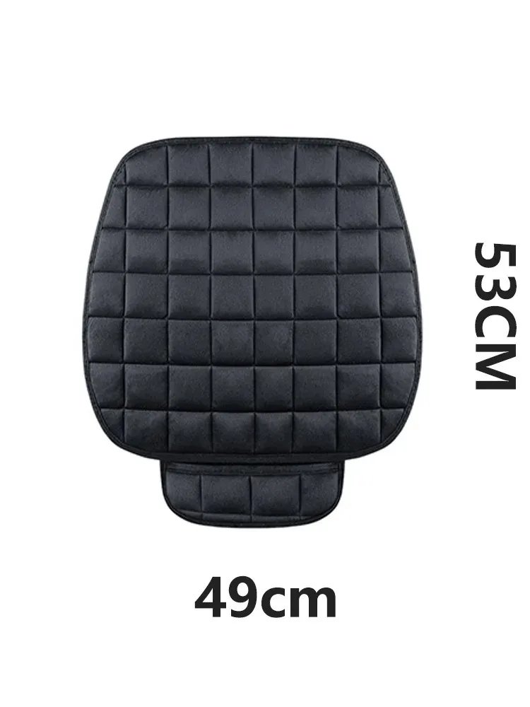 Universal Car Seat Cover Protector Auto Flax Front Back Rear Backrest Linen Seat Cushion Pad Automotive Interior Truck Suv Van