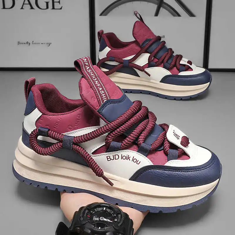 

Весенне-осенняя массивная желтая мужская обувь, повседневная минималистичная обувь, роскошные кроссовки, мужские дизайнерские спортивные удобные туфли