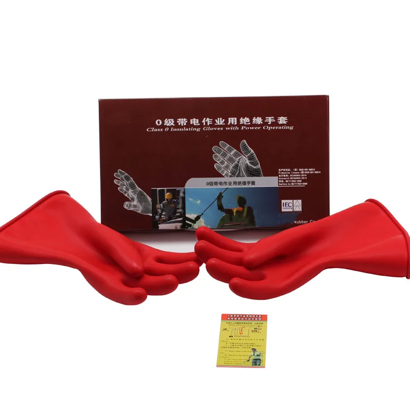 2025 Guanti da costruzione isolati ad alta tensione En 60903 per scosse elettriche Guanti dielectric 1000v per isolamento