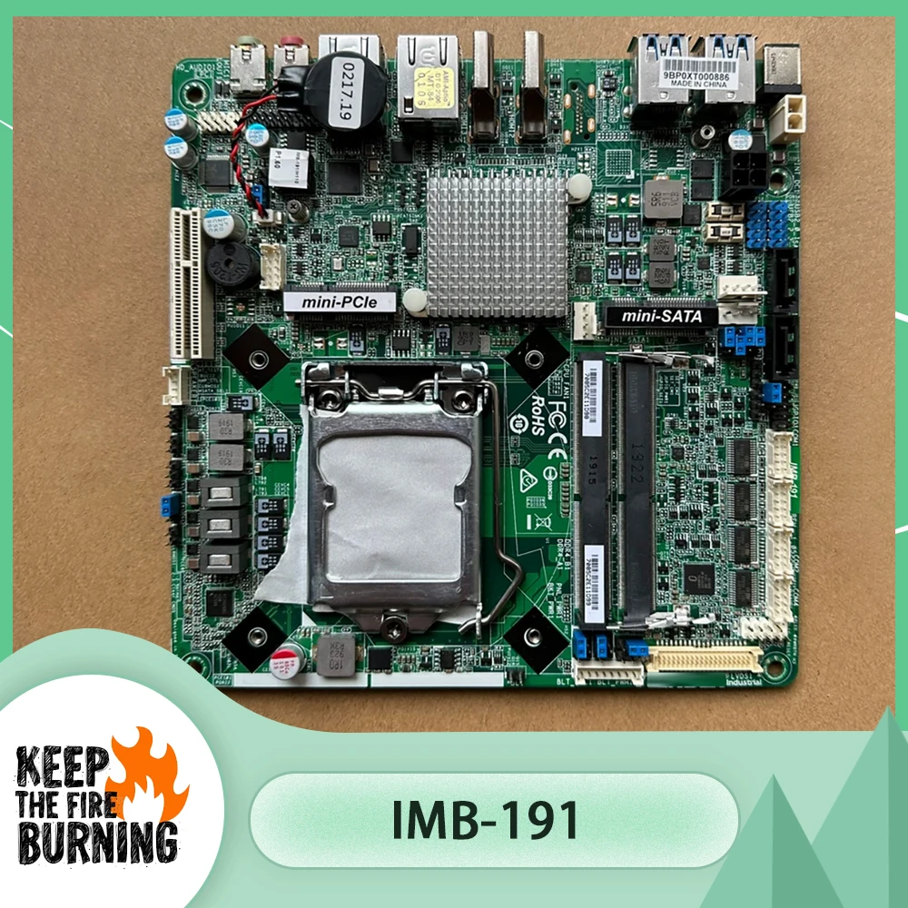 

IMB-191 Двухпортовая материнская плата промышленного управления H110 поддерживает процессор 6-го и 7-го поколения IMB 191