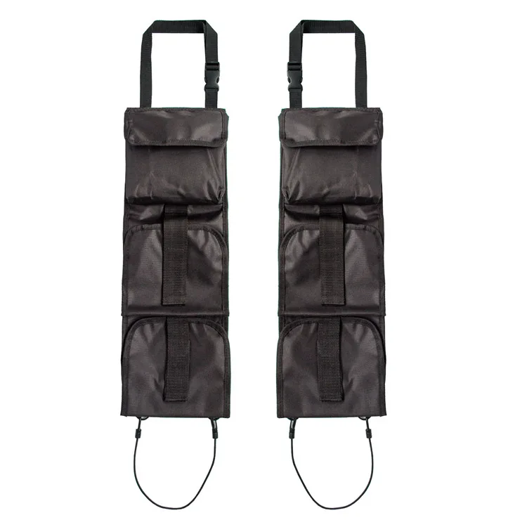 

2PCS Portable Multi-Function Tactical Case Car Front Seat Back Pocket Hang Bags Sling Tactical Pouch Holder Rack