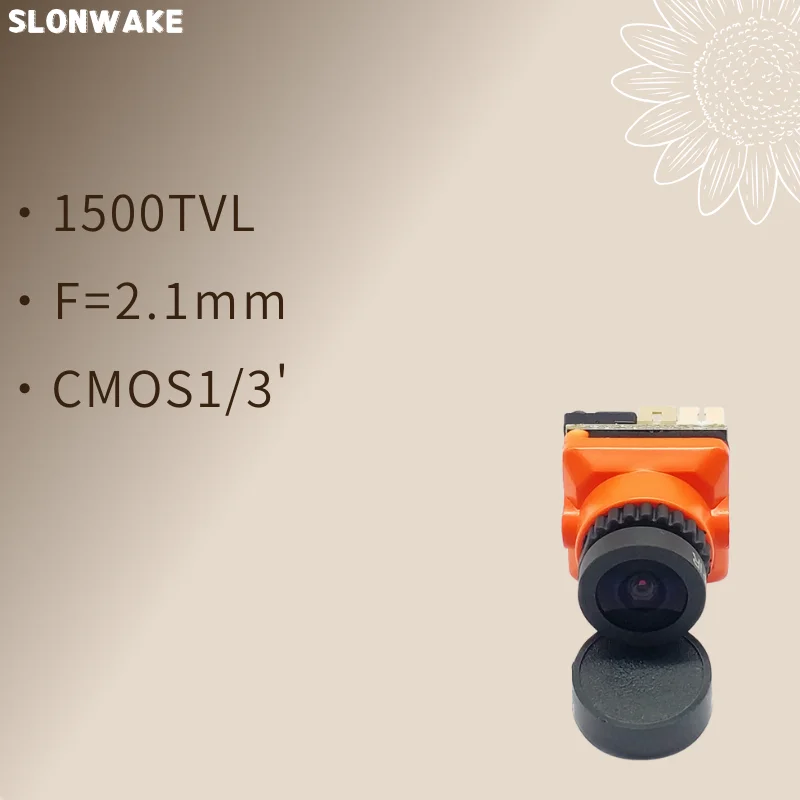 

New 1/3 CMOS 1500TVL Mini FPV Camera 2.1mm Lens Power 5V-30V PAL/NTSC With OSD Internal adjustable For 5.8G RC Racing Drone