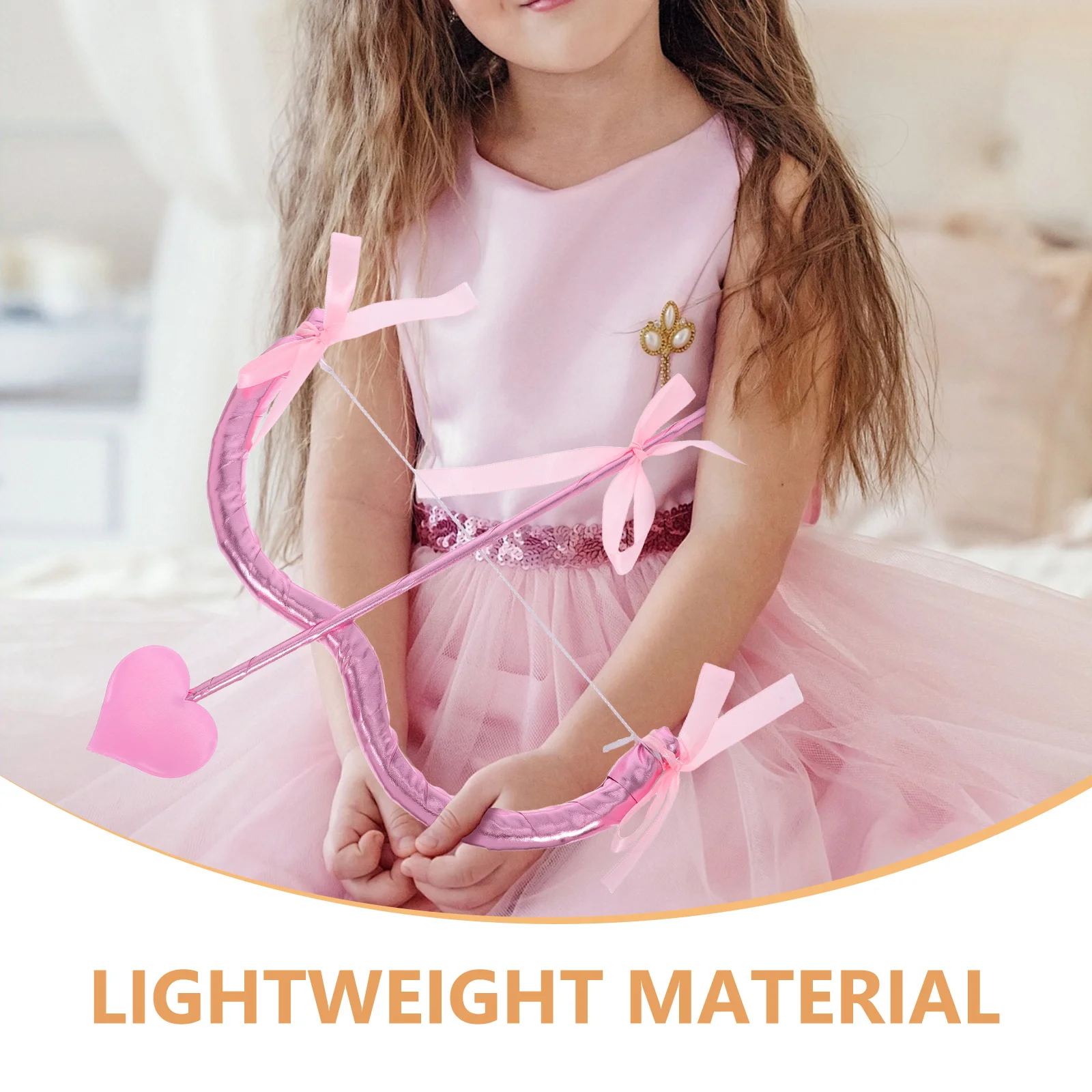 Zestaw akcesoriów Walentynkowych Kupidyna Łuk i Strzały Rekwizyty dla Kobiet i Mężczyzn Kostium Cosplay na Imprezę Halloweenowa Dekoracja do Fotobudki