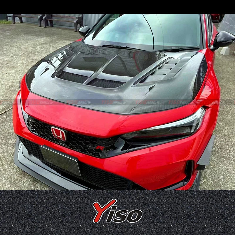 

Подходит для HONDA TypeR FL5 Varis, Модифицированная Крышка корпуса припоя углерода, Крышка корпуса двигателя