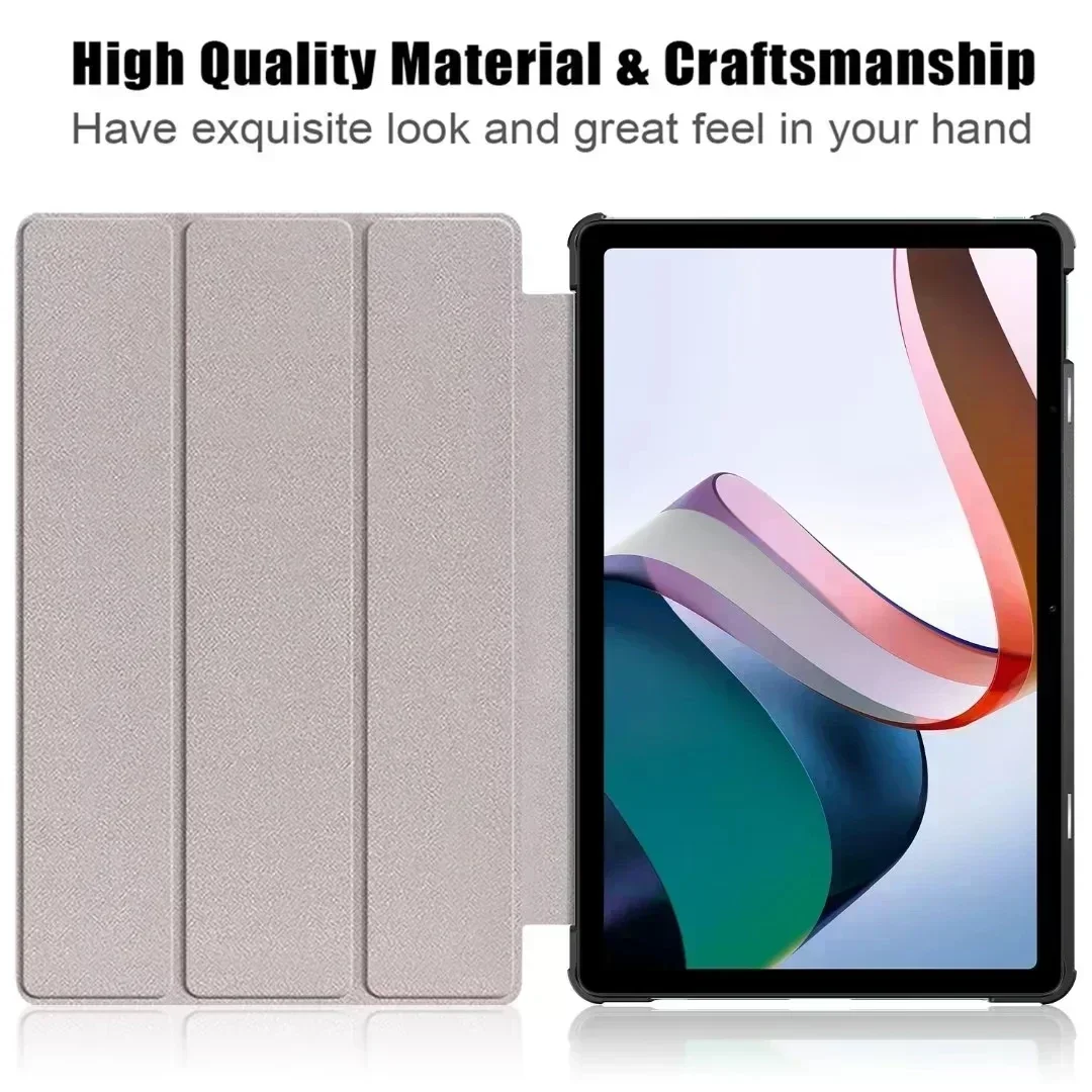 Para Xiaomi Redmi Pad SE 2023 funda de 11 pulgadas magnética inteligente de cuero PU funda con soporte plegable para Redmi Pad 10,6 2022 funda de 10,61 pulgadas
