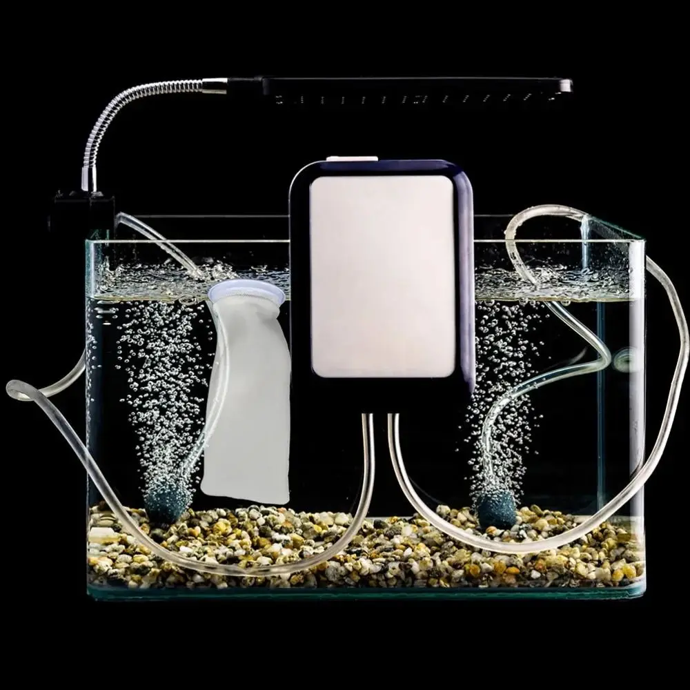 Reusable Aquarium Filter Bag with Frame Dry and Wet Separation Fish Tank Filter Bag Anti-overflow Thickening