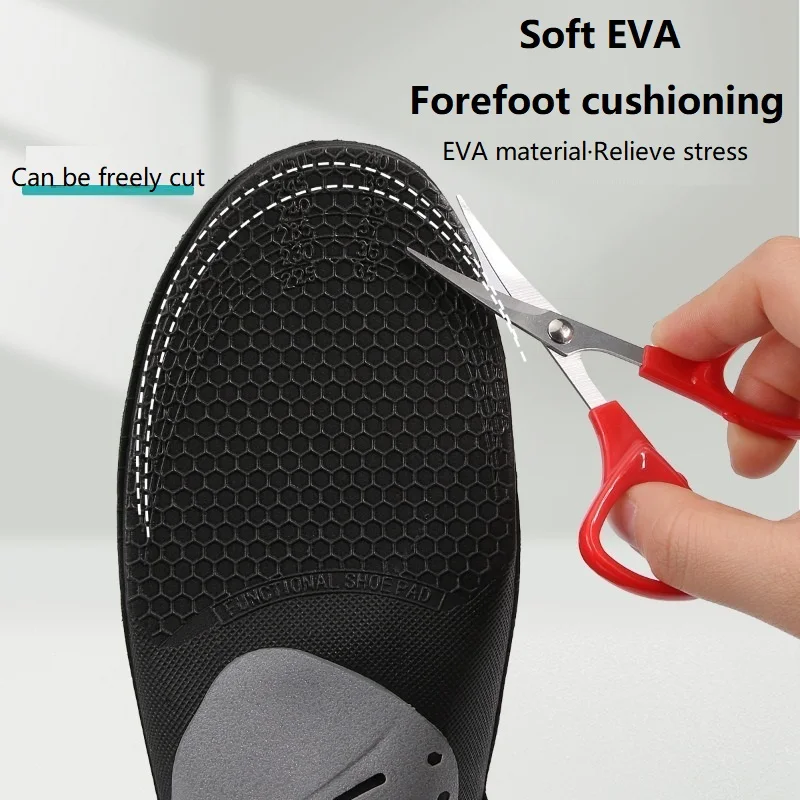 Plantillas ortopédicas para zapatos, almohadilla de soporte ortopédico para arco, suela plana para la salud del pie, fascitis Plantar, pies XDIANr02, 1 par