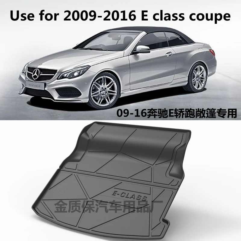 

Use for 09-15BENZ E-CLASS COUPE Trunk Mats Customized Car Rear Trunk Storage Mat Cargo Tray Trunk Waterproof Protective Pads Mat