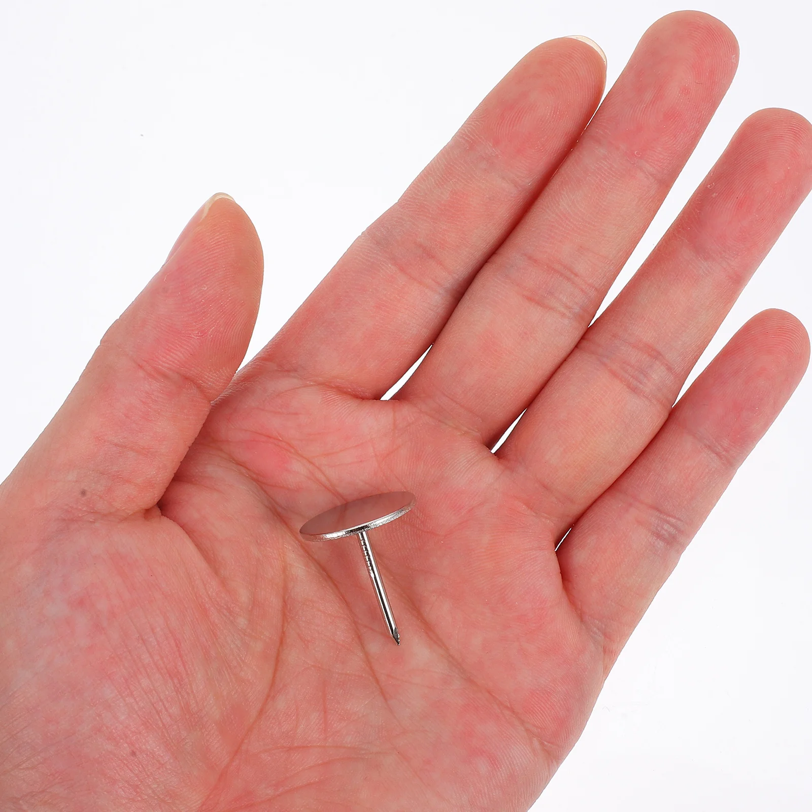 20pcs Flat Head Thumb Tacks Iron Metal For Home Office Wall Decor Charts Banners Calendars Cork Board Maps Crafts Furniture