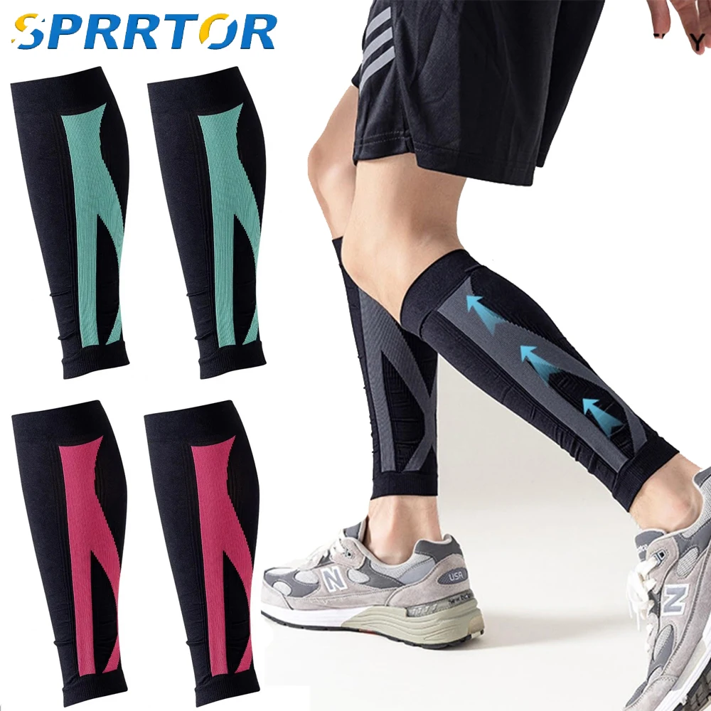 

1 Pair Calf Compression Sleeves for Men Women -Leg Sleeve and Shin Splints Support - for Leg Cramp Relief,Varicose Veins,Running