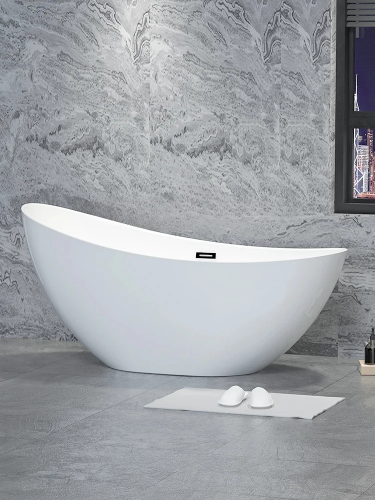 Acrylic Imperial Concubine Large Bathtub Home Adult Hotel Simple Independent One-Piece Bath