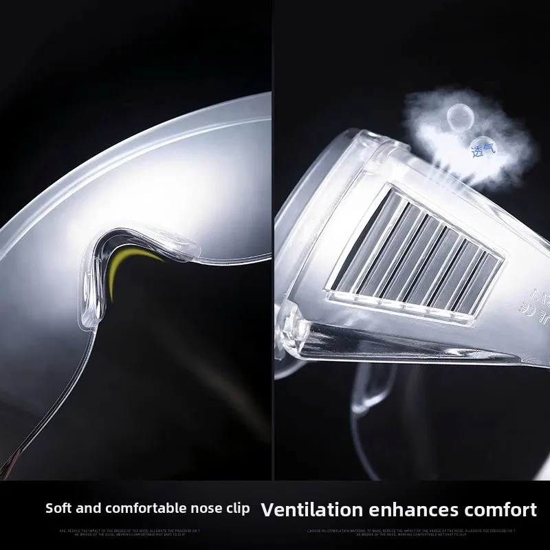Защитные очки для защиты от брызг, химической опоры, лабораторного использования, езды на велосипеде, защиты от запотевания, ударов и защиты от песка.