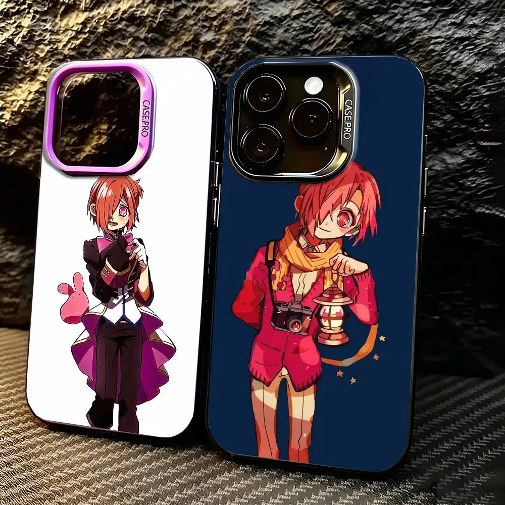 

Anime Sosuke Mitsuba Manga Phone Case For iPhone 17,16,15,14,13,12,11 Plus,Pro Max,XS,Colored Silver Plated Inside Cover