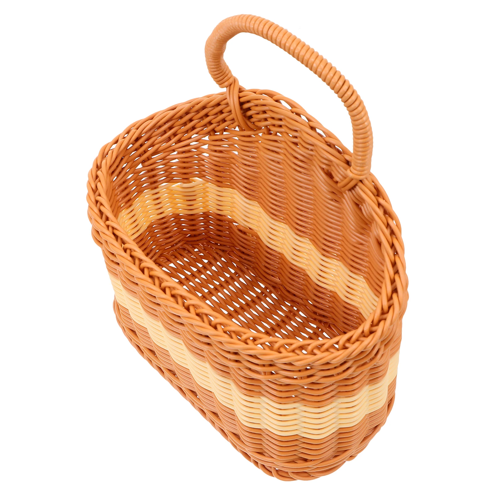 

Woven Wall Decorative PP Craft Home Kitchen Pendant Flowerpot Storage DisplayFloral Kitchen Weaving Basket Basket