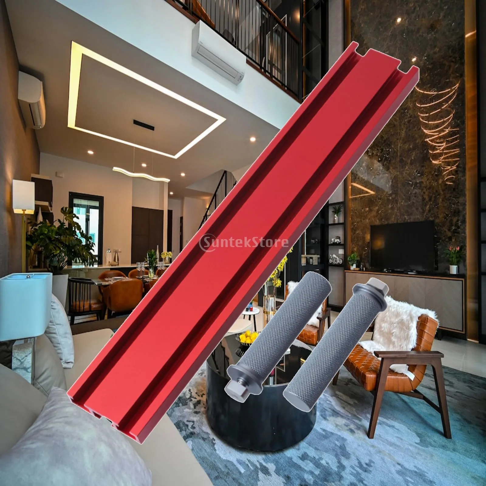 T Track for Woodworking Accessories High Strength Easy Installation Aluminum Alloy Universal for Router Table Workbench