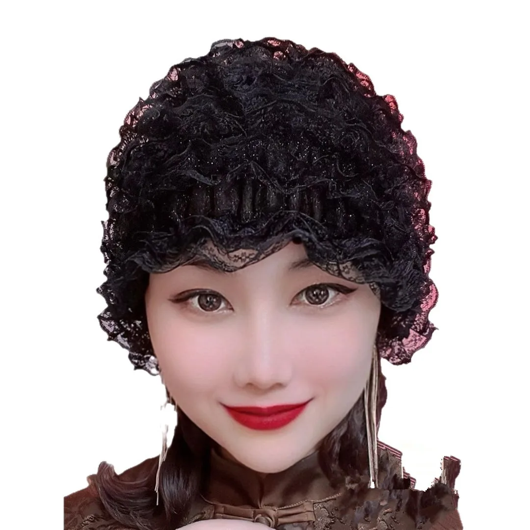 

Women Breathable Lace Mesh Turban Muslim Hijab Headscarf Cap Headband Head Wrap Bonnet Hat Islam Headwear Beanies Turbante Mujer