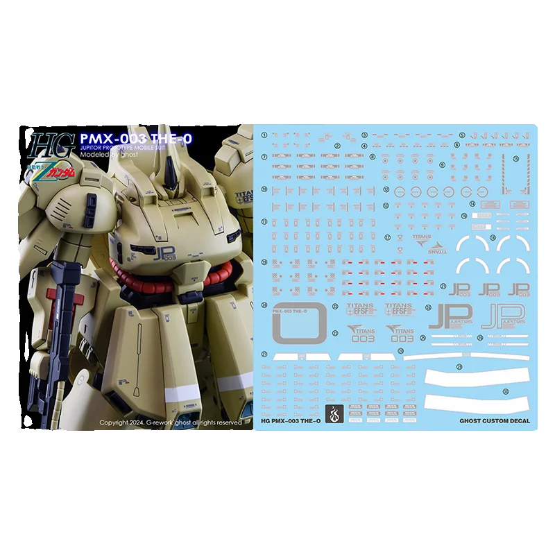 YAN 003 สำหรับโมเดล HGUC 1/144 PMX-003 THE-O วิเคราะห์และรีวิวอย่างละเอียดจากผู้ใช้งานจริง