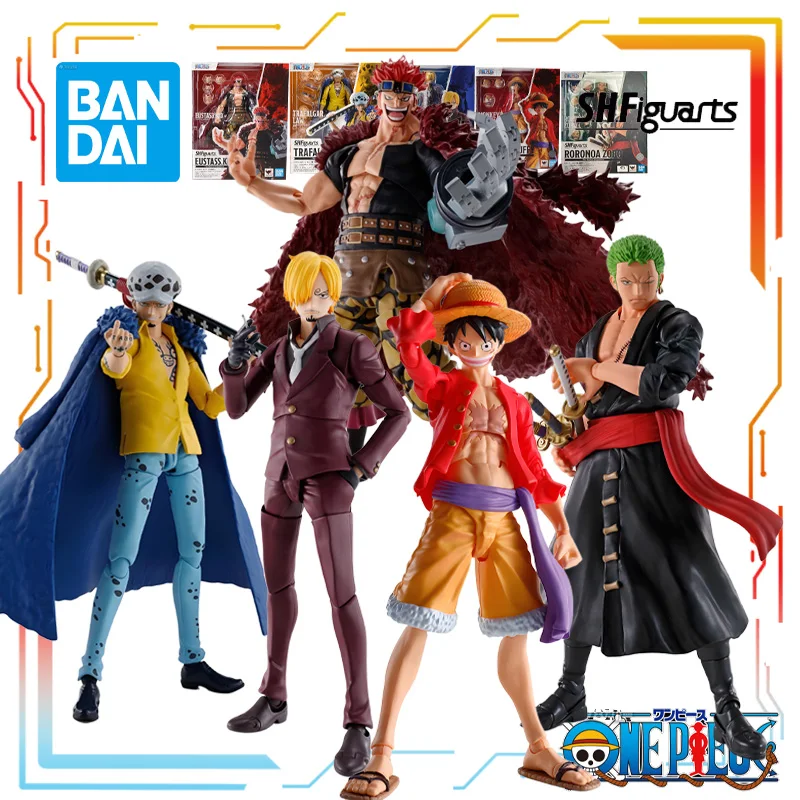 

Authentic Bandai SHF Movable Pirate King Ghost Island Campaign Anime Action Figure Model Toys Model Boys' Toys Gifts for Boys