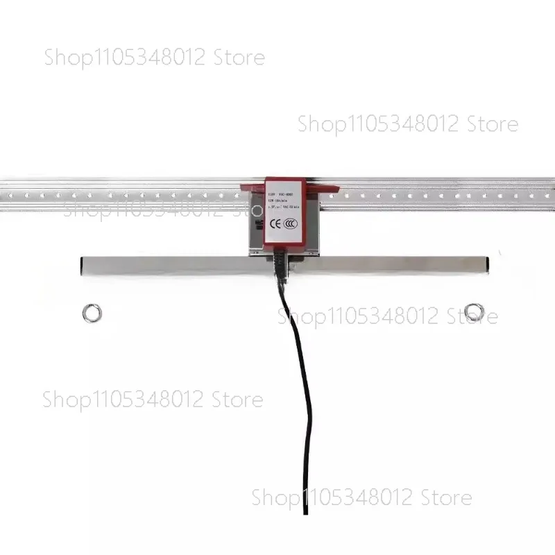 83-Inch Adjustable Indoor Hydroponic Light Rail Reflector Garden Light Mover, Motor Growth  Light Rail Track