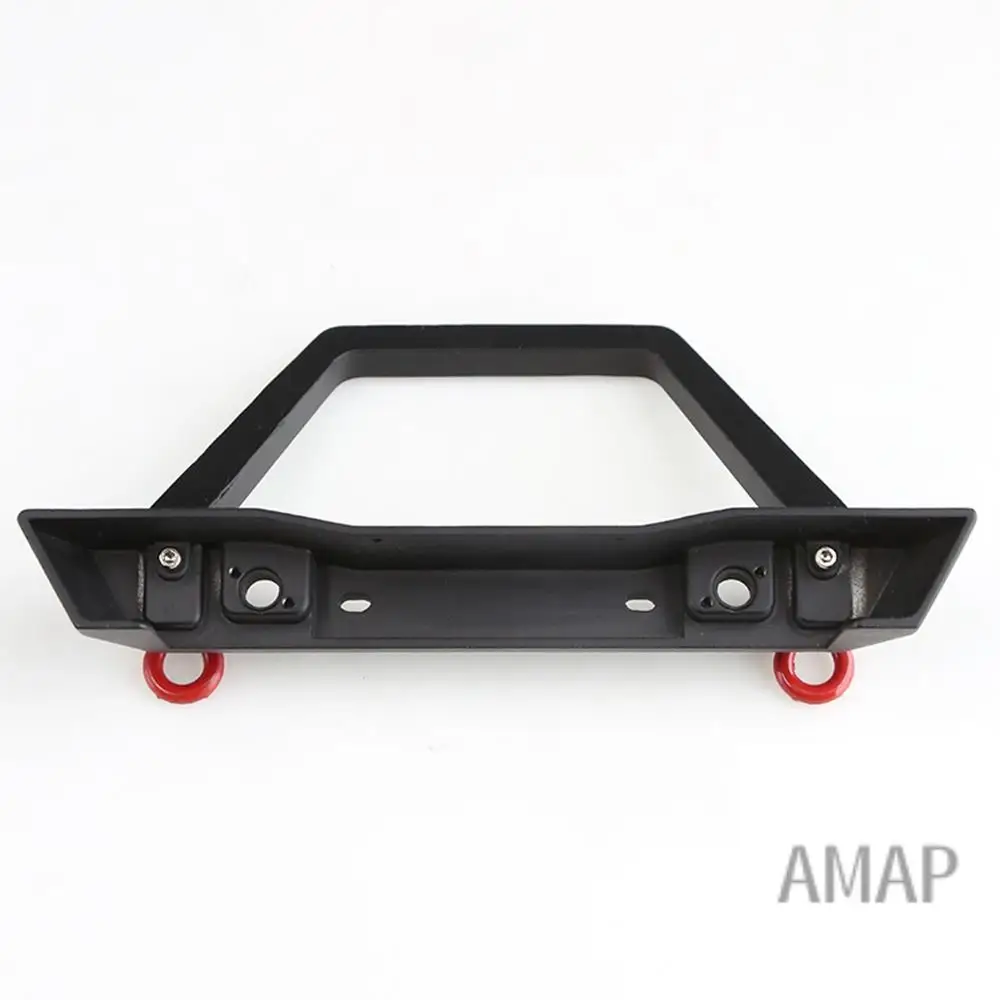 

MP-Metal Front Bumper With Tow Hook LED Light For Axial SCX10 SCX10 II 90046 TRAXXAX TRX4 1/10 RC Crawler Car Upgrade Parts