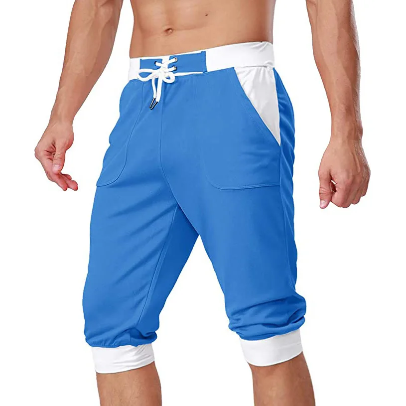 Nieuwe Zomer Mode Outdoor Leisure Sport Fitness Voeten Tij Merk Mesh Vijf-Punt Kleuraanpassing Mannen Shorts