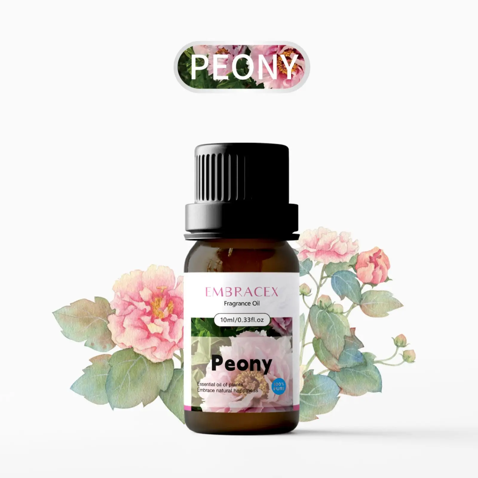 10ml Peony Fragrance Oils Car Gifts Aroma Oil Car Aroma Diffuser Car Air-Freshener