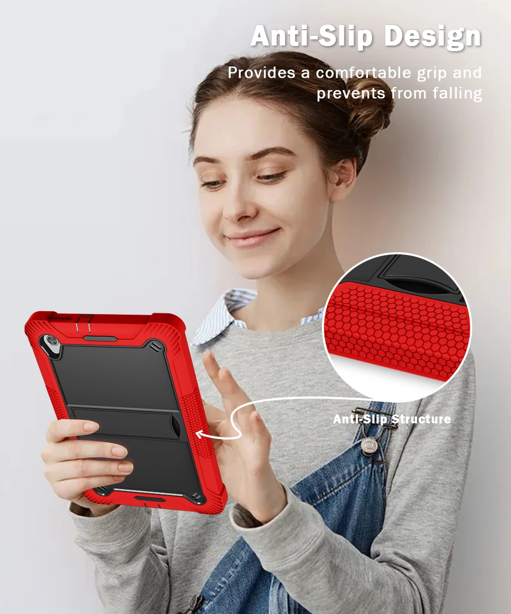 Hybrid Case For Lenovo Tab M10 HD 2nd Gen 2020 10.1 inch TB-X306F TB-X306X Heavy Duty Armor Stand Cover Kids Funda Silicone PC