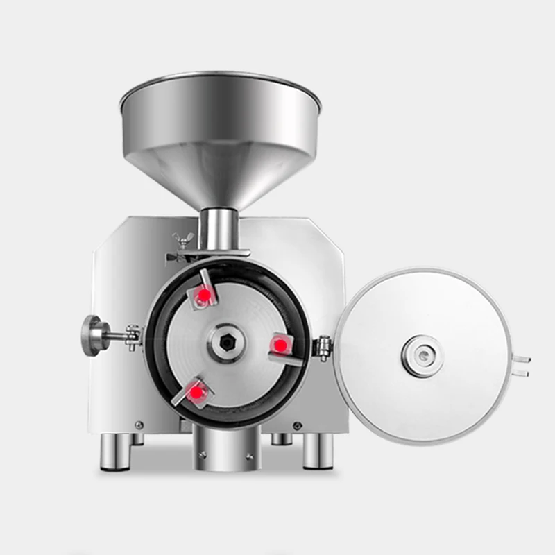 HR-3000 Elektrische Graanmolen 50Kg 3000W Commerciële Slijpmachine Voor Droge Graan Soja Maïskruiden Kruid Koffie Bonen Tarwe Ri