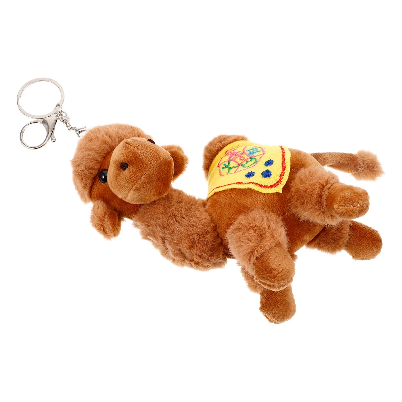 

Charming Camel Keychain Soft Touch Design Versatile Bag Backpack Car Key Pendant Ideal Present Souvenir Party Favor