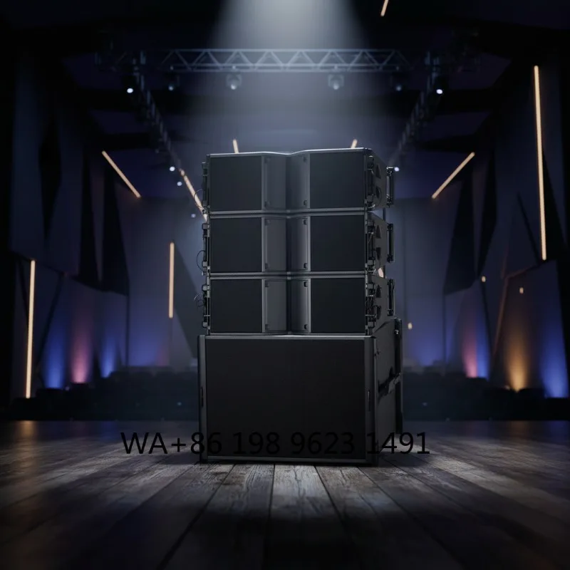 Dual 8 Neodymium Birch Active Line Array Speaker 18 Inch 600W 1000W Outdoor Stage Live Professional Audio Equipment