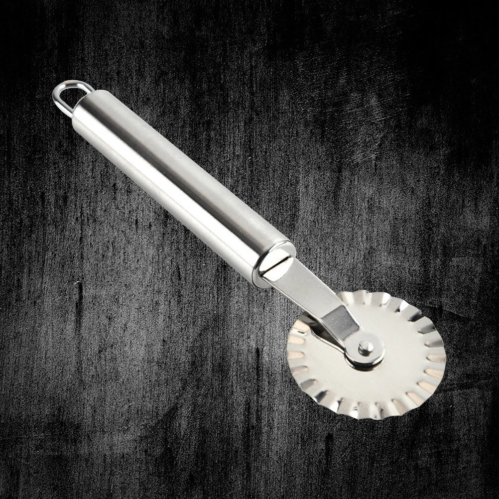 Food Slice Tool Knife Wheel Stainless Steel Wheels Pastry Ravioli Silver Pizza