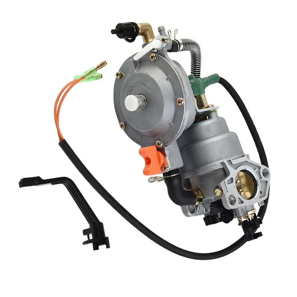 Carburetor Kit Dual Fuel Carburetor Aluminum Alloy Construction Compatible With 439cc Engines For High-Power Generators