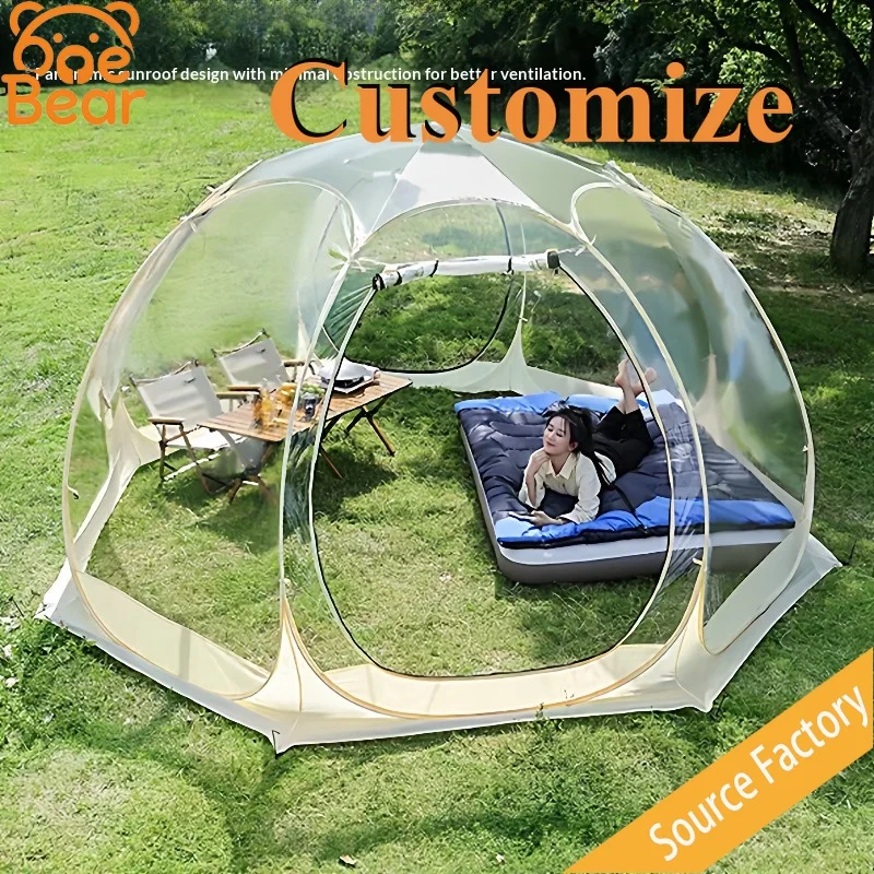 

Inflatable Bubble House, Transparent Bubble Tent, Waterproof PVC Dome Tent for Outdoor Camping, Backyard Party & Glamping