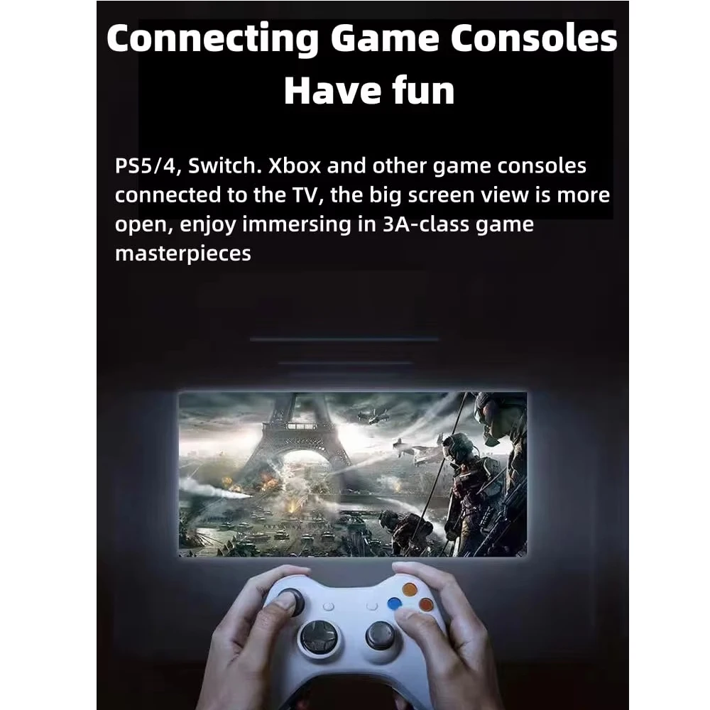 1080p عالية السرعة 4K Mini HD إلى HDMI-متوافق كابل محول ل PS3/PS4/Xbox وحدة التحكم لشاشة الكاميرا العارض التلفزيون المحمول 1 متر #5