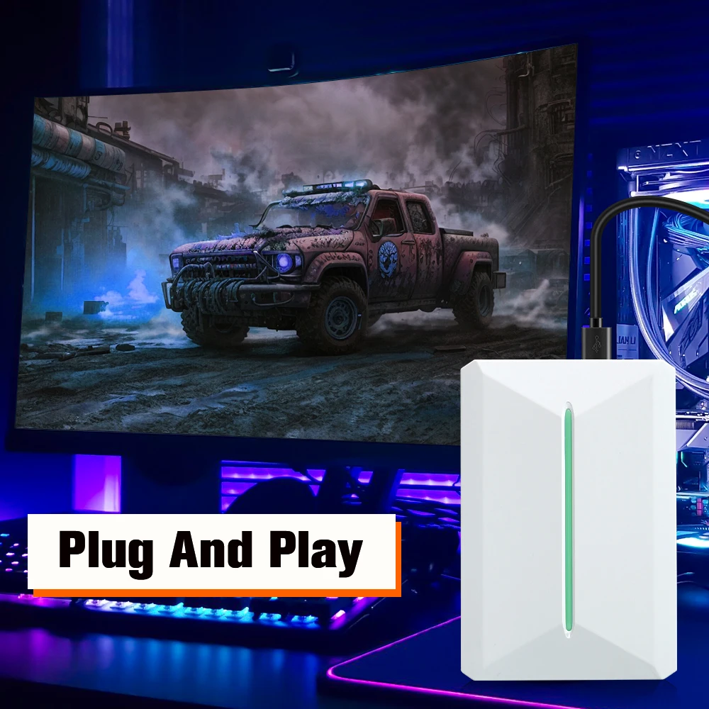 قرص صلب خارجي قديم للألعاب للكمبيوتر الشخصي ، retat + Playnite ، محرك محاكاة GB مع ألعاب PS3 ، PS2 ، Switch ، wiu ، N64