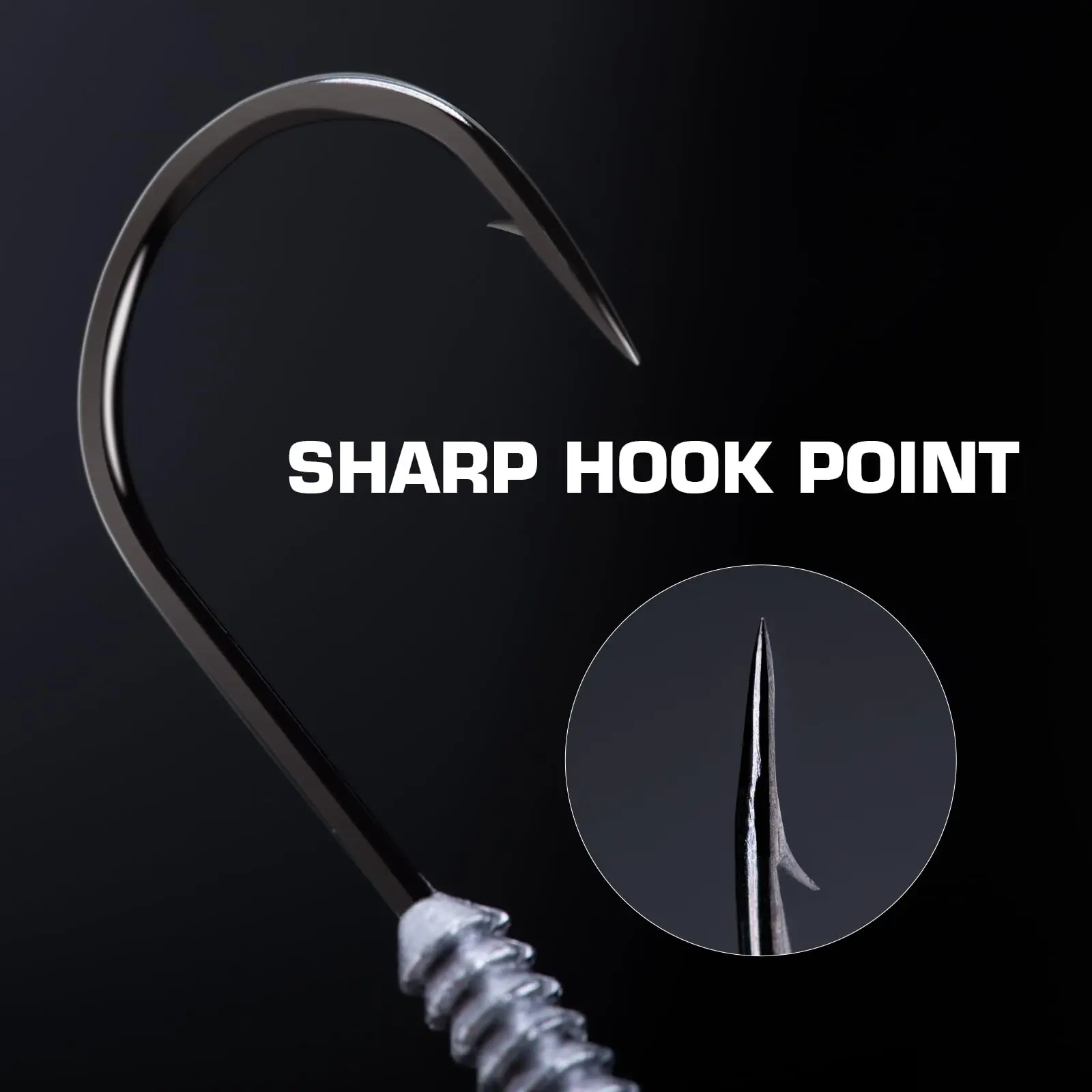 Anzuelos Jig Head Goture Swimbait – Acero carbono, ojos 3D y retenedor - imagen 4