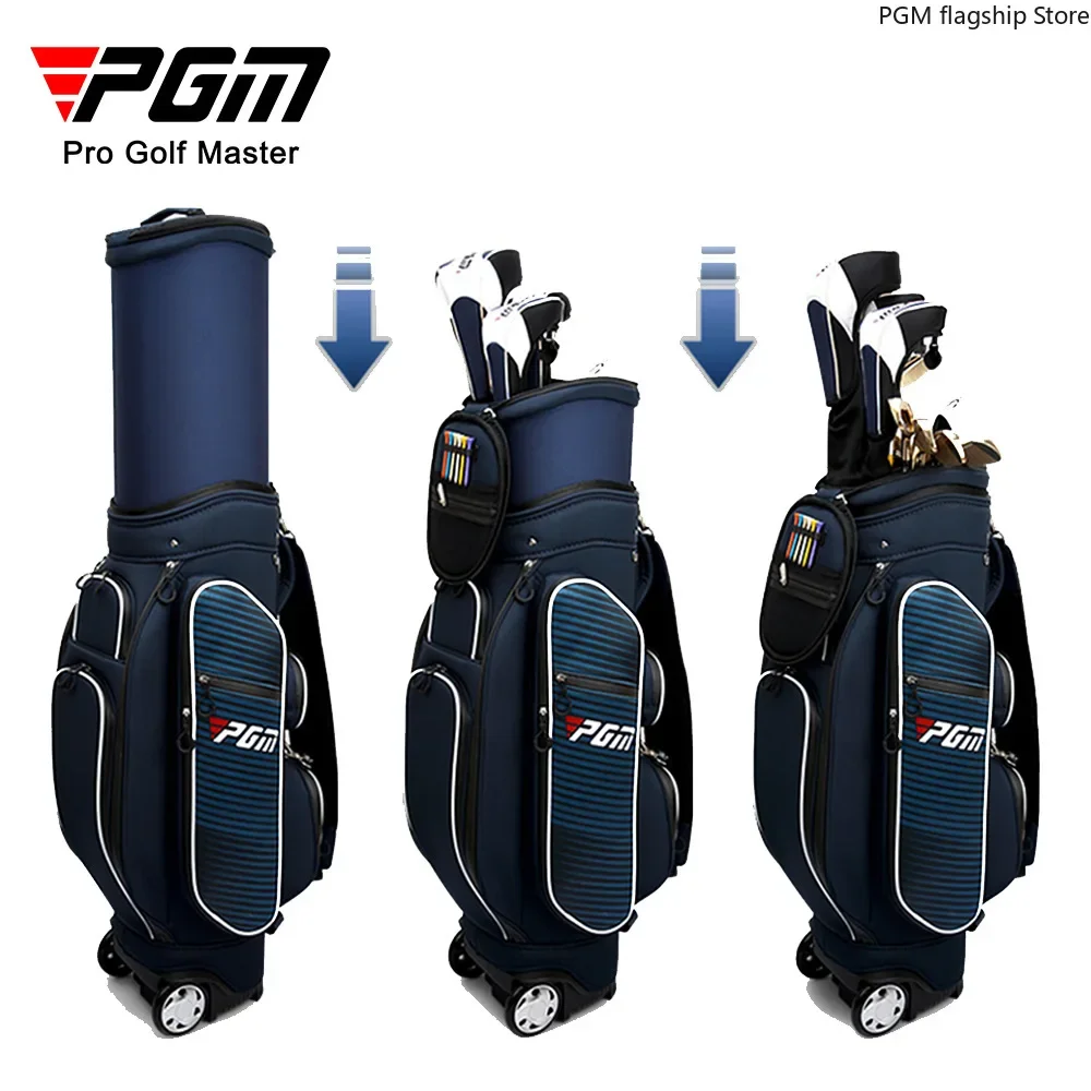 Bolsa de golf impermeable PGM para hombres y mujeres Bolsa de golf retráctil con Tug QB045