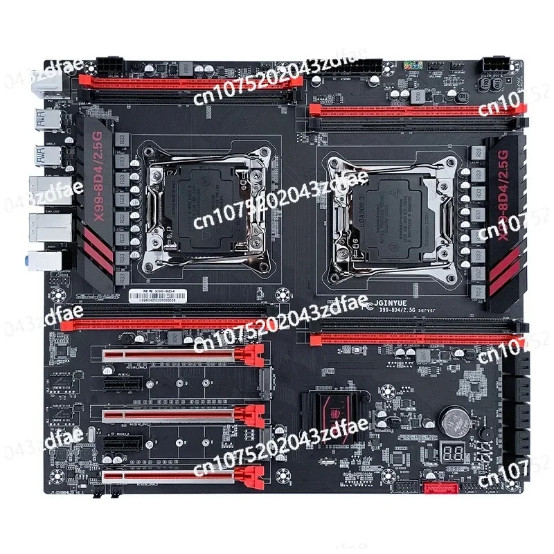 デュアルCPUx99マザーボード,e5,v3,v4,ddr4メモリ,8チャンネル,デュアル2.5gネットワークカード,X99-8D4,lga 2011-3をサポート