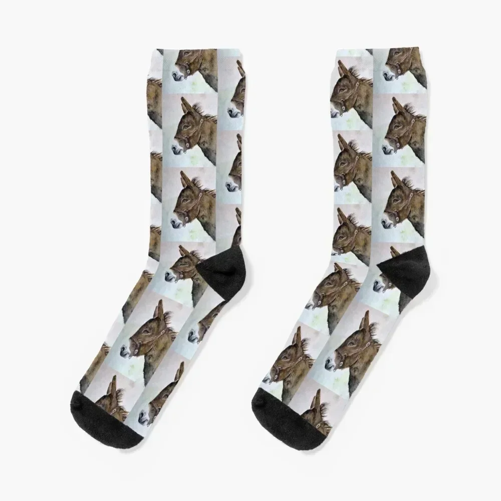 

Donkey Socks soccer anti-slip funny sock warm winter sports stockings Luxury Woman Socks Men's