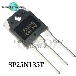 5PCS SP25N135T SP25N135 25A1350V TO-3P IGBT New original 25N135