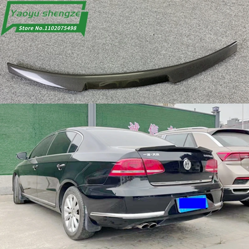 

Passat B7 2012-2022 spoiler for Volkswagen Passat B7 B8 spoiler Magotan carbon fiber rear spoiler M4 style