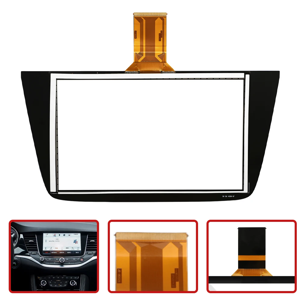 

1/10pcs LQ080Y5DZ10 LQ080Y5DZ06 8 Inch Touch Screen Panel For Opel Vauxhall Astra K Car GPS Navigation Screen Glass Digitizer