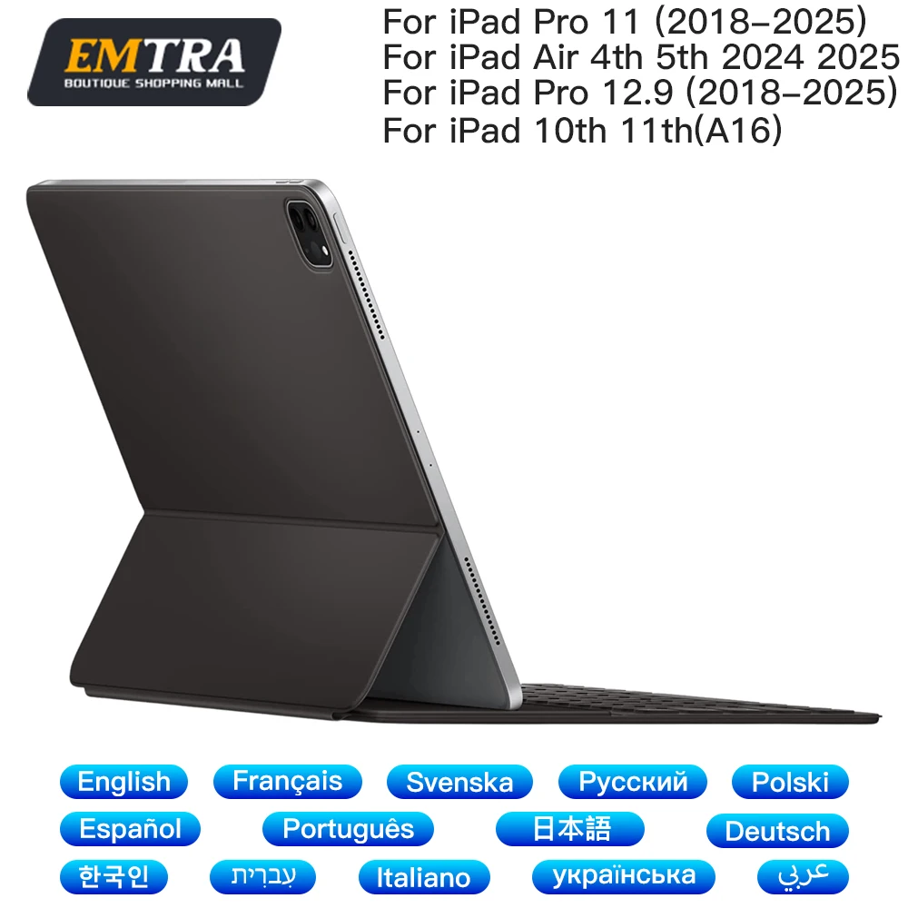 

Magic Keyboard Magnetic for IPad 11th 2025 iPad Air 13in 11in 12.9 6th 5th 4th 3rd for IPad Air 4 5 6 Pro 11 Keyboard Case Stand