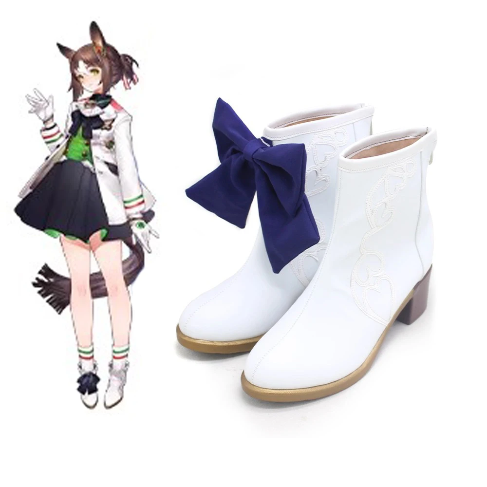 Umamusume Pretty Derby Fine Motion Cosplay Schuhe Stiefel Spiel Anime Halloween Weihnachten Erwachsene Frauen Männer Kostüm Requisiten Zubehör