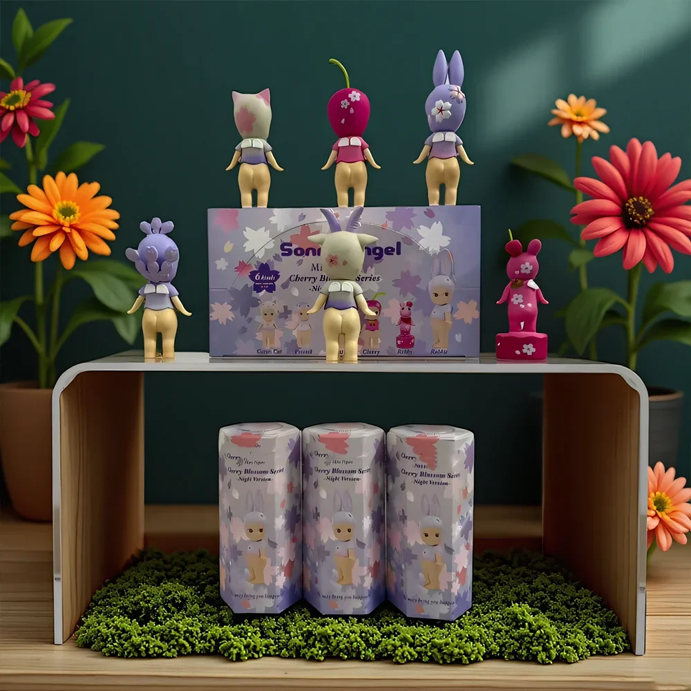 جديد حار جودة عالية سوني الملاك شخصية صغيرة زهر الكرز سلسلة صندوق أعمى لطيف أنيمي صغير ديكور الأطفال مفاجأة هدية #2