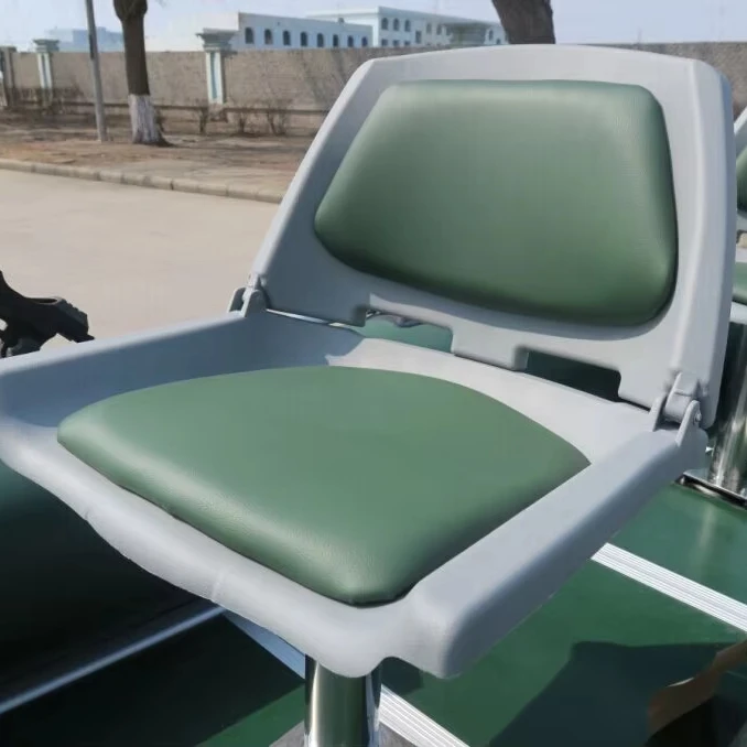 Top Quality China Factory Inflatable Green Fishing Boat Hunting Pontoon Boat For Hot Sale